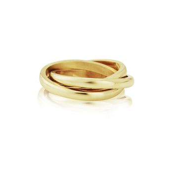 Walton Solid Yellow Gold Russian Wedding Ring By Auree Jewellery