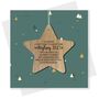 Daddy To Be Christmas Card And Bauble From Bump, thumbnail 5 of 5