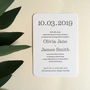 Big Date Save The Date Card, thumbnail 10 of 12