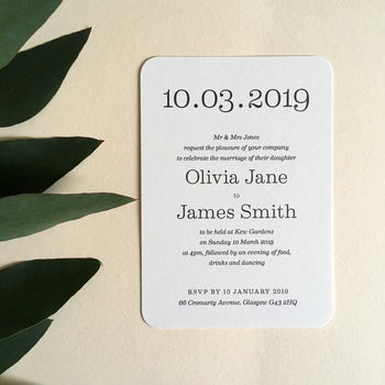 Big Date Save The Date Card, 10 of 12