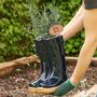 Large Personalised Midnight Blue Welly Boots Planter, thumbnail 5 of 9