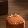 Sterling Silver Tiny Pheasant Bird Stud Earrings, thumbnail 2 of 11