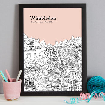 Personalised Wimbledon Print, 8 of 9