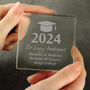 Graduation Gifts Personalised Crystal Glass Keepsake, thumbnail 7 of 7