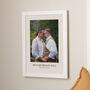 Photo Memory Linen 4th Anniversary Print, thumbnail 1 of 3