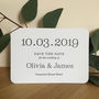 Big Date Save The Date Card, thumbnail 1 of 12