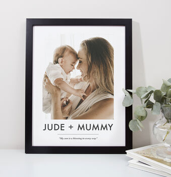 Use Your Favourite Family Photo Personalised Print, 6 of 9