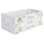 Personalised Easter Bunny White Wooden Crate Organiser, thumbnail 5 of 5