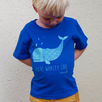 Childrens 'You're Whaley Cool' Organic Tshirt, 2 of 7