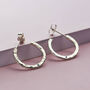 Textured Confetti Birthstone Hoop Earrings, thumbnail 1 of 10