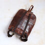Leather Backpack With Pockets, thumbnail 3 of 5