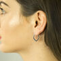 Sterling Silver Gótica Hoops, thumbnail 1 of 4