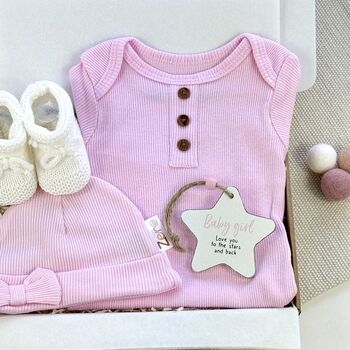New Baby Girl Letterbox Gift Set, 3 of 6