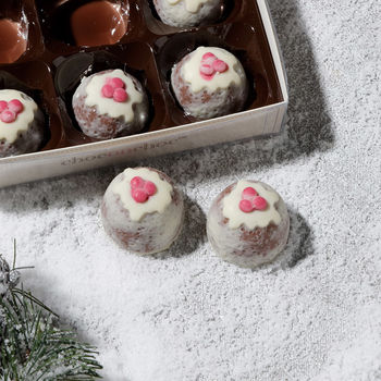 Mini Chocolate Christmas Puddings, 2 of 4