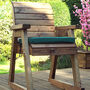 Garden Wooden Rocking Chair Seat, thumbnail 1 of 2