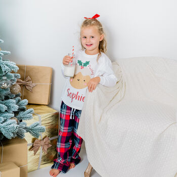 Personalised Christmas Family Matching Pyjamas Christmas Pudding, 3 of 11