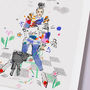 Aries Birthday Star Sign Print March To April, thumbnail 3 of 8