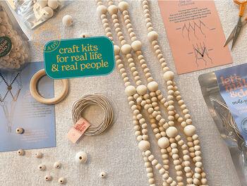 Create Your Own Wooden Beaded Plant Hanger Kit, 7 of 7