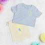 Embroidered Birthday T Shirt With Personalised Bag, thumbnail 1 of 10