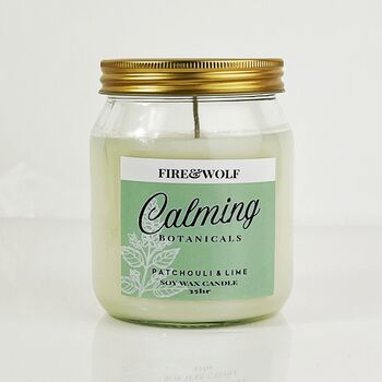 Calming Candle | Patchouli And Lime, 3 of 3