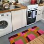 Handmade Tufted Multi Coloured Mini Runner Rug, thumbnail 8 of 12