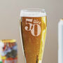 50th Birthday Personalised Pint Glass, thumbnail 4 of 6