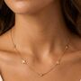 Gold Or Silver Solid Star Charm Necklace, thumbnail 4 of 6
