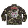 Reversible Sequin Cat Personalised Kids Camo Jacket, thumbnail 5 of 7