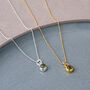 Gem Dot Peridot August Birthstone Necklace, thumbnail 1 of 5