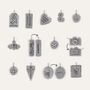 Design Your Own Personalised Dada/Daddy Adventure Charms Keyring, thumbnail 5 of 8