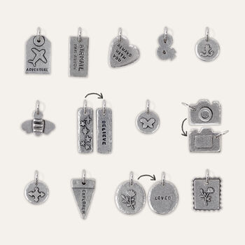 Design Your Own Personalised Dada/Daddy Adventure Charms Keyring, 5 of 8
