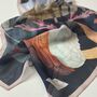 Luxe 100% Silk Scarves Various Sizes And Styles, thumbnail 10 of 12