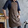Leather And Canvas Apron, thumbnail 1 of 5