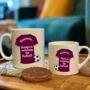 Personalised Daddy And Me Watching Football Mugs, thumbnail 4 of 6