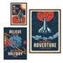 Set Of Three Space Themed Motivational Unframed Posters, thumbnail 6 of 9