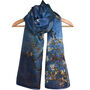 Large 'Cherry Blossom' Pure Silk Scarf, thumbnail 1 of 2