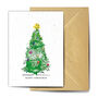 Evergreen Lights Plantable Christmas Card, thumbnail 1 of 2