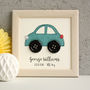 Personalised Car Embroidered Framed Art, thumbnail 1 of 5