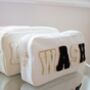 Personalised Cosmetic Make Up Bags With Glitter Letters, thumbnail 8 of 12