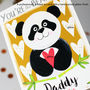 Personalised Best Mummy Daddy Panda Card, thumbnail 9 of 12