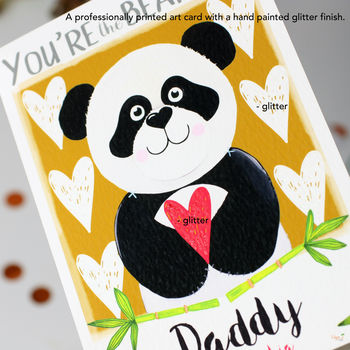 Personalised Best Mummy Daddy Panda Card, 9 of 12