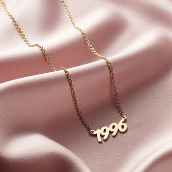 Birth Year Necklace, 4 of 8