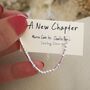 A New Chapter Sterling Silver Morse Code Chain Bracelet, thumbnail 8 of 8