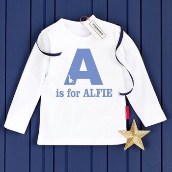 Personalised Alphabet Kids T Shirt, 4 of 11