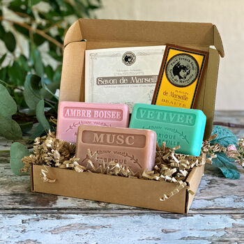 Three ‘Mossy Woods’ Fragranced Handmade French Soaps, 2 of 10