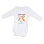 First Mother's Day Personalised Giraffe Babygrow, thumbnail 3 of 8