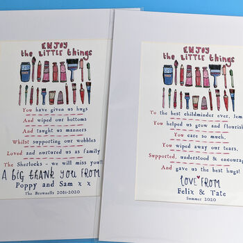 Personalised Thank You To My Teacher Print, 7 of 11