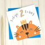 Personalised 'Party Animal' 2nd Birthday Card, thumbnail 2 of 4