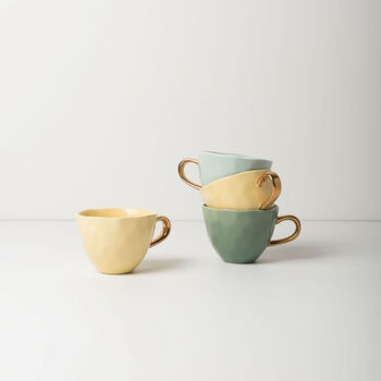 Good Morning Cappuccino Mug Celadon, 2 of 4