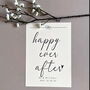 Personalised Happy Ever After Couple Print, thumbnail 2 of 3